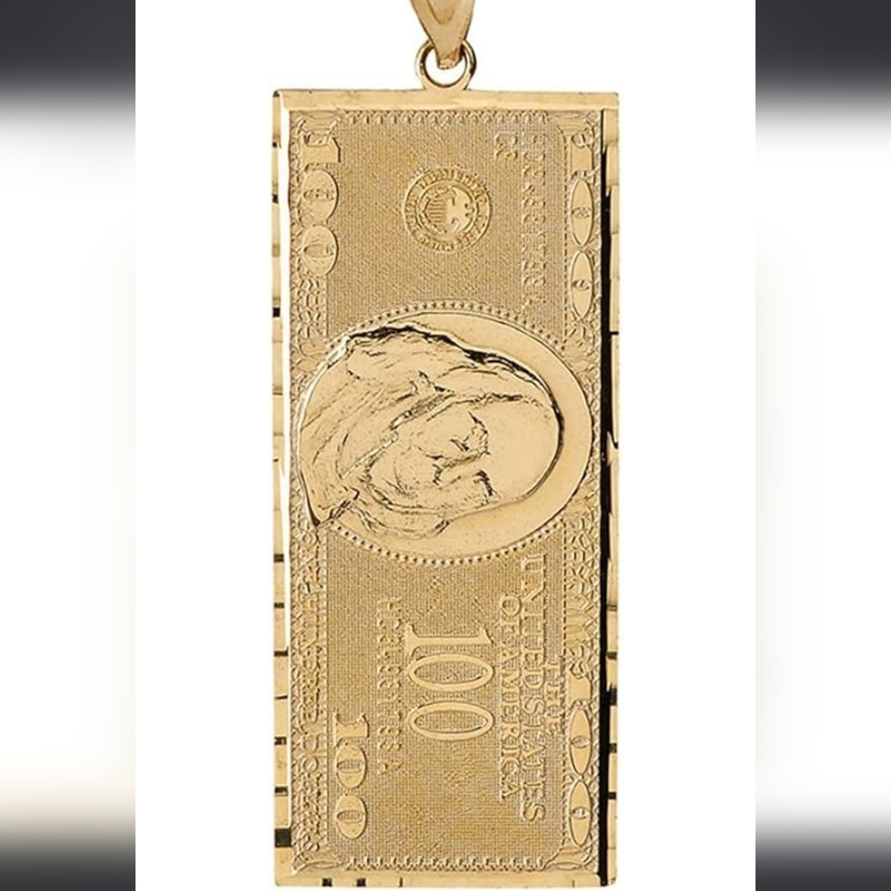 Solid 10k gold pendant